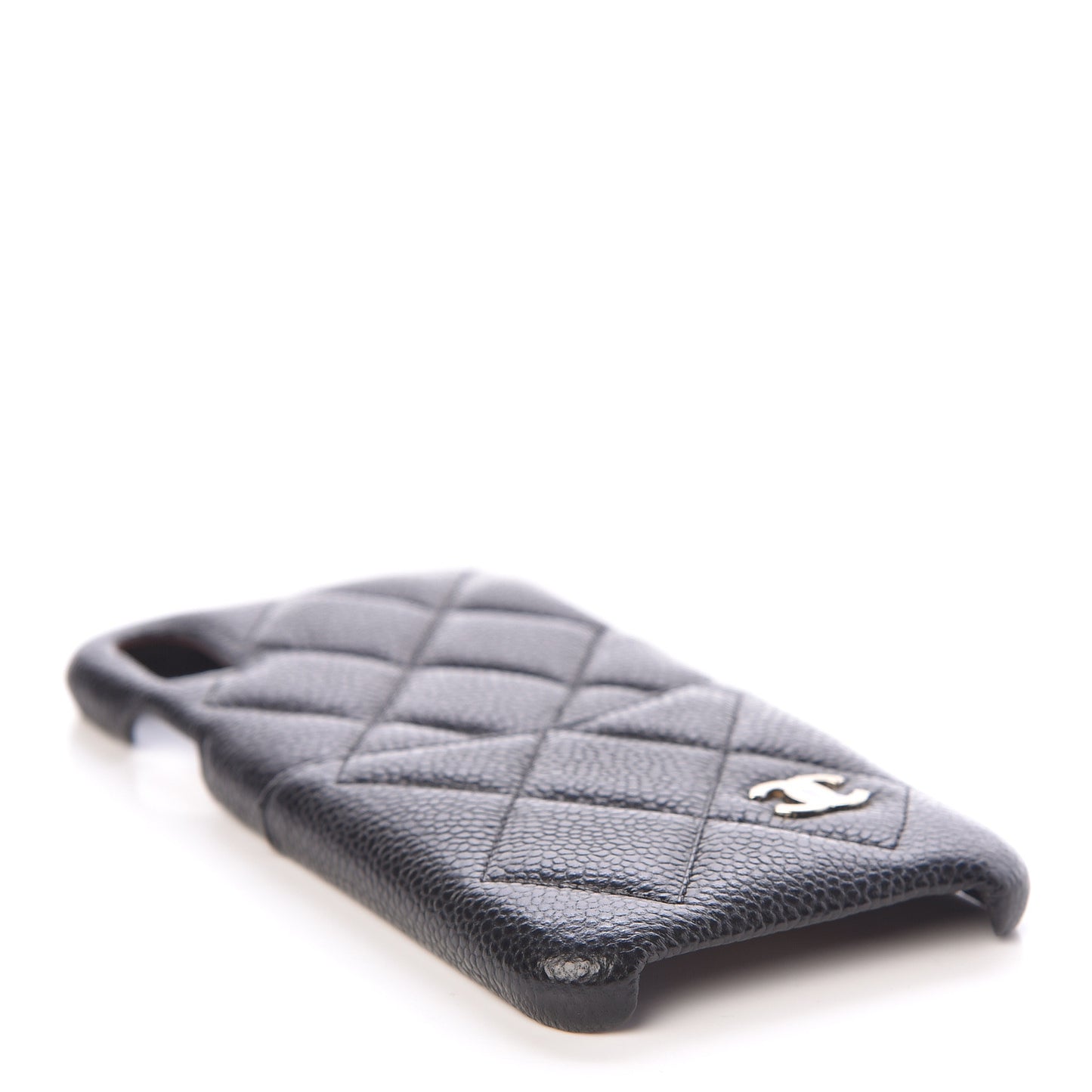 Caviar Quilted iPhone XS Max Coco Tech Case Black