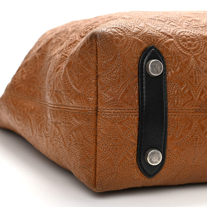 Louis Vuitton Monogram Lambskin Antheia Hobo PM Caramel 6 of 8