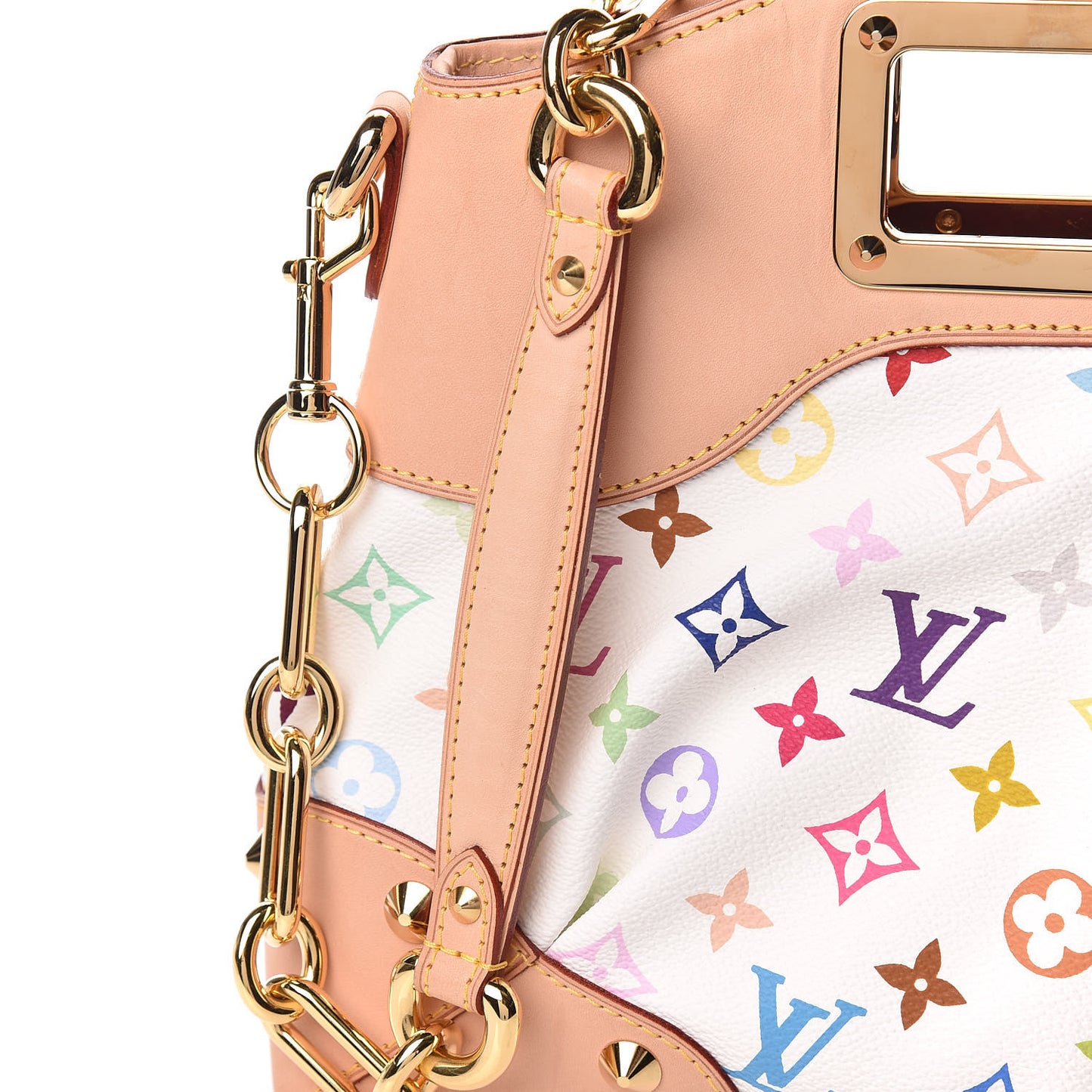 Monogram Multicolor Judy MM White