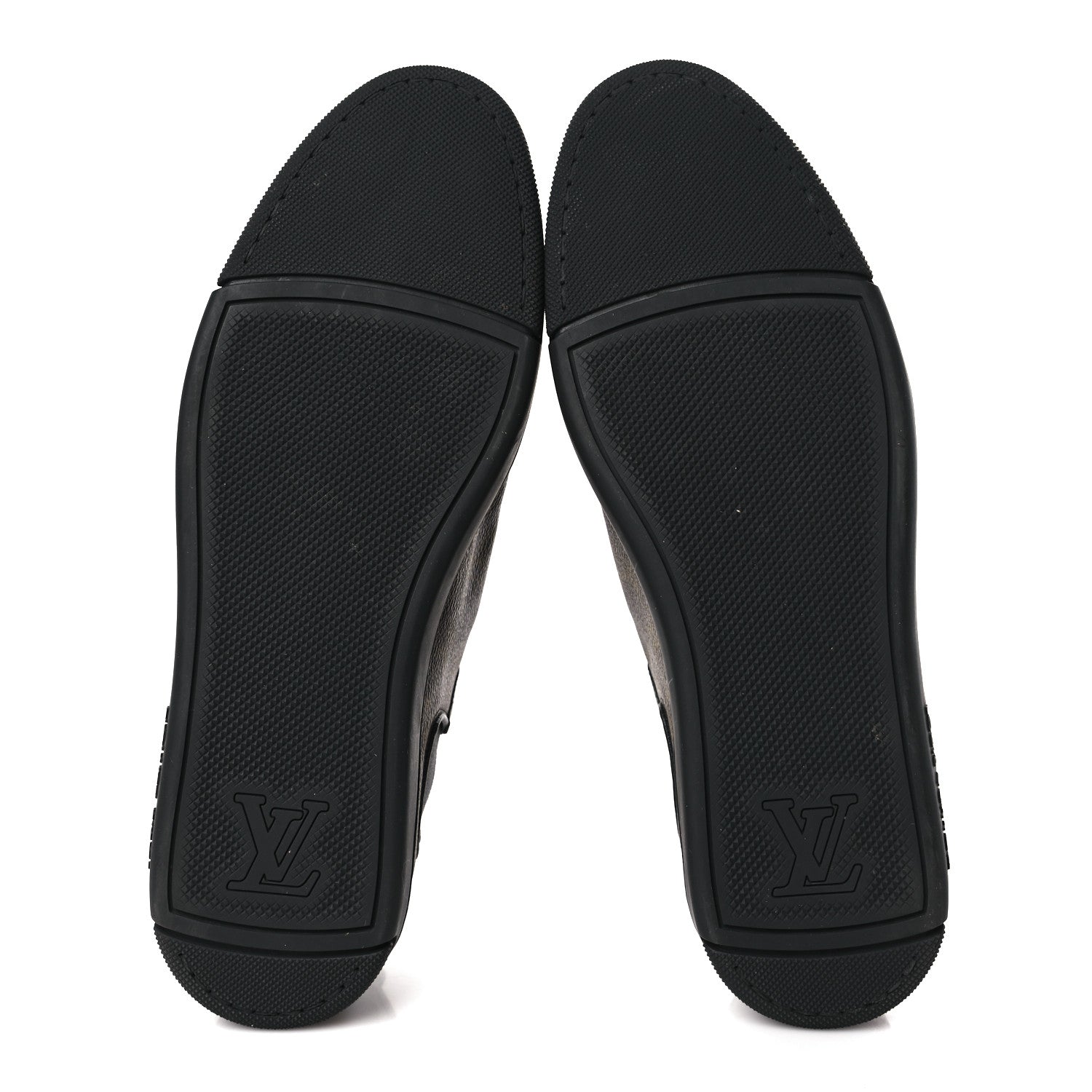 Louis Vuitton Calfskin Monogram Slalom Sneakers 9 9 Black 5 of 6