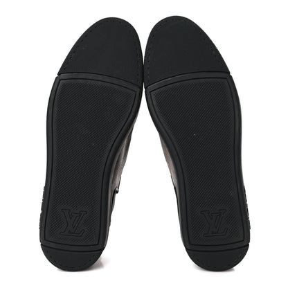 Louis Vuitton Calfskin Monogram Slalom Sneakers 9 9 Black 5 of 6