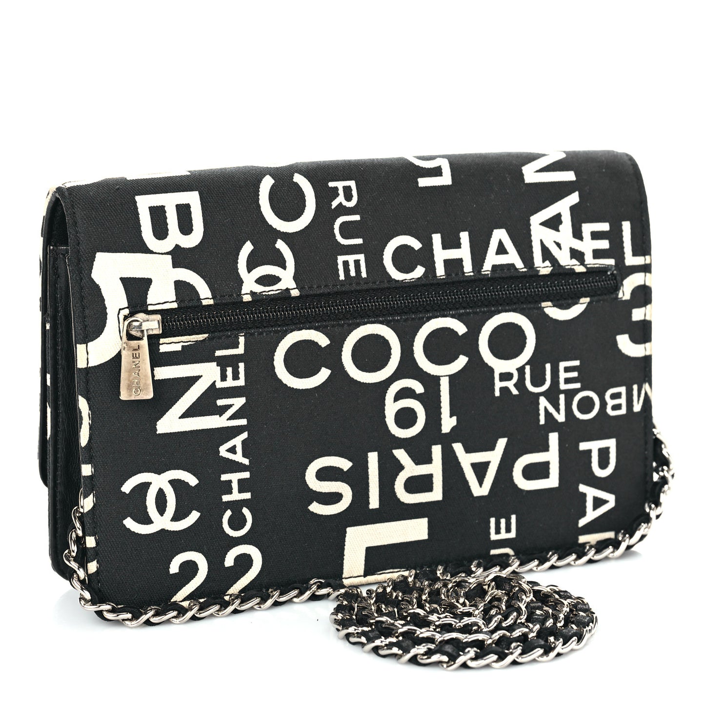 Denim Coco Wallet On Chain WOC Black