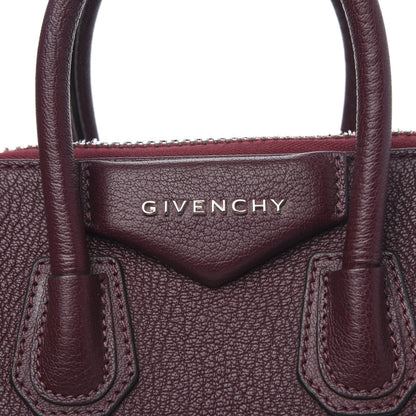 Givenchy Sugar Goatskin Mini Antigona Oxblood 9 of 12