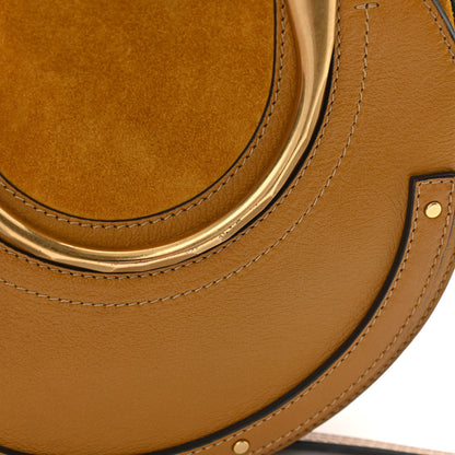 Chloe Calfskin Suede Small Pixie Bag Mustard Brown 12 of 17