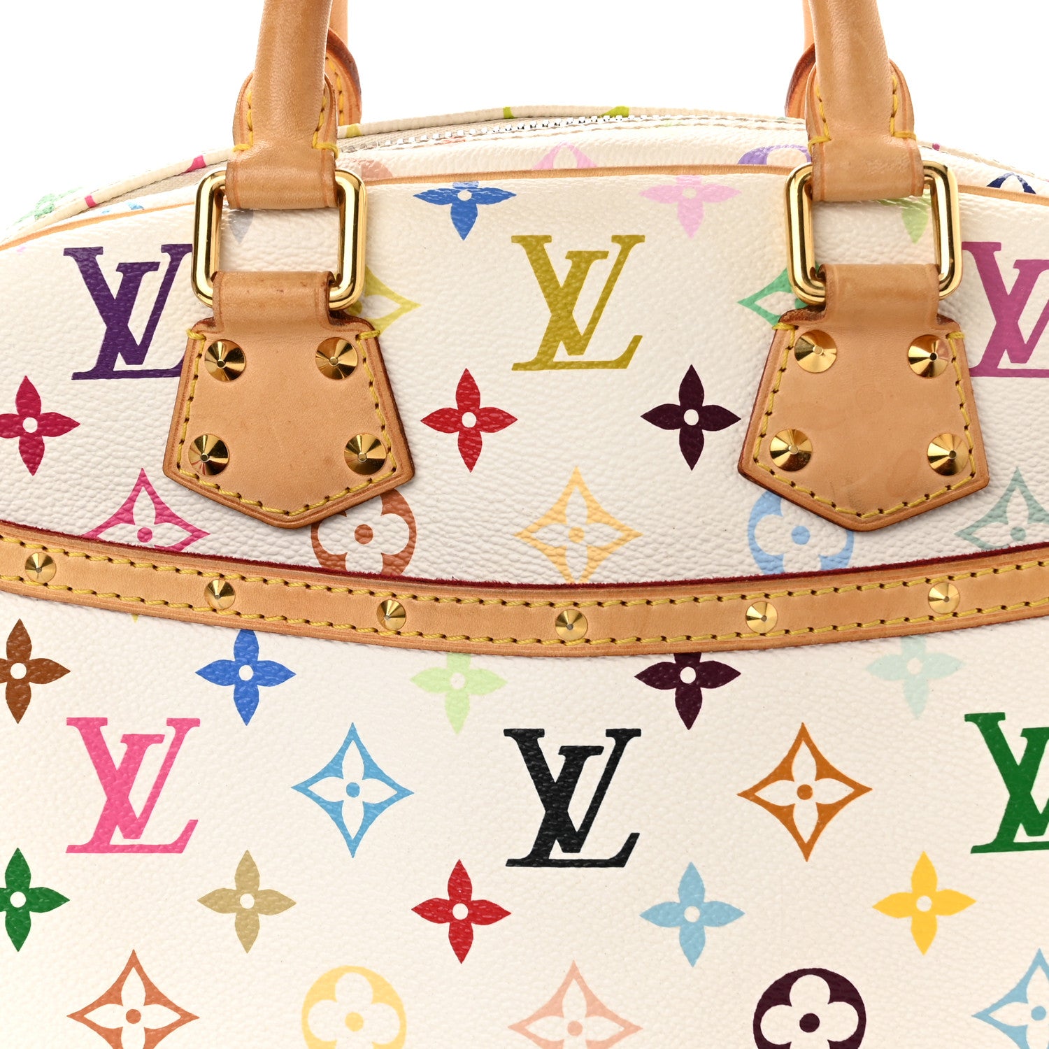 Louis Vuitton Monogram Multicolor Trouville White 8 of 10