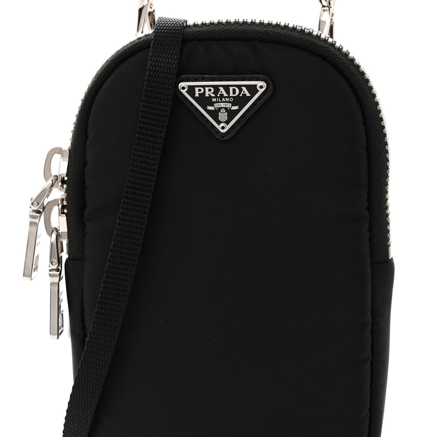 Tessuto Nylon Pocket Mini Bag Black