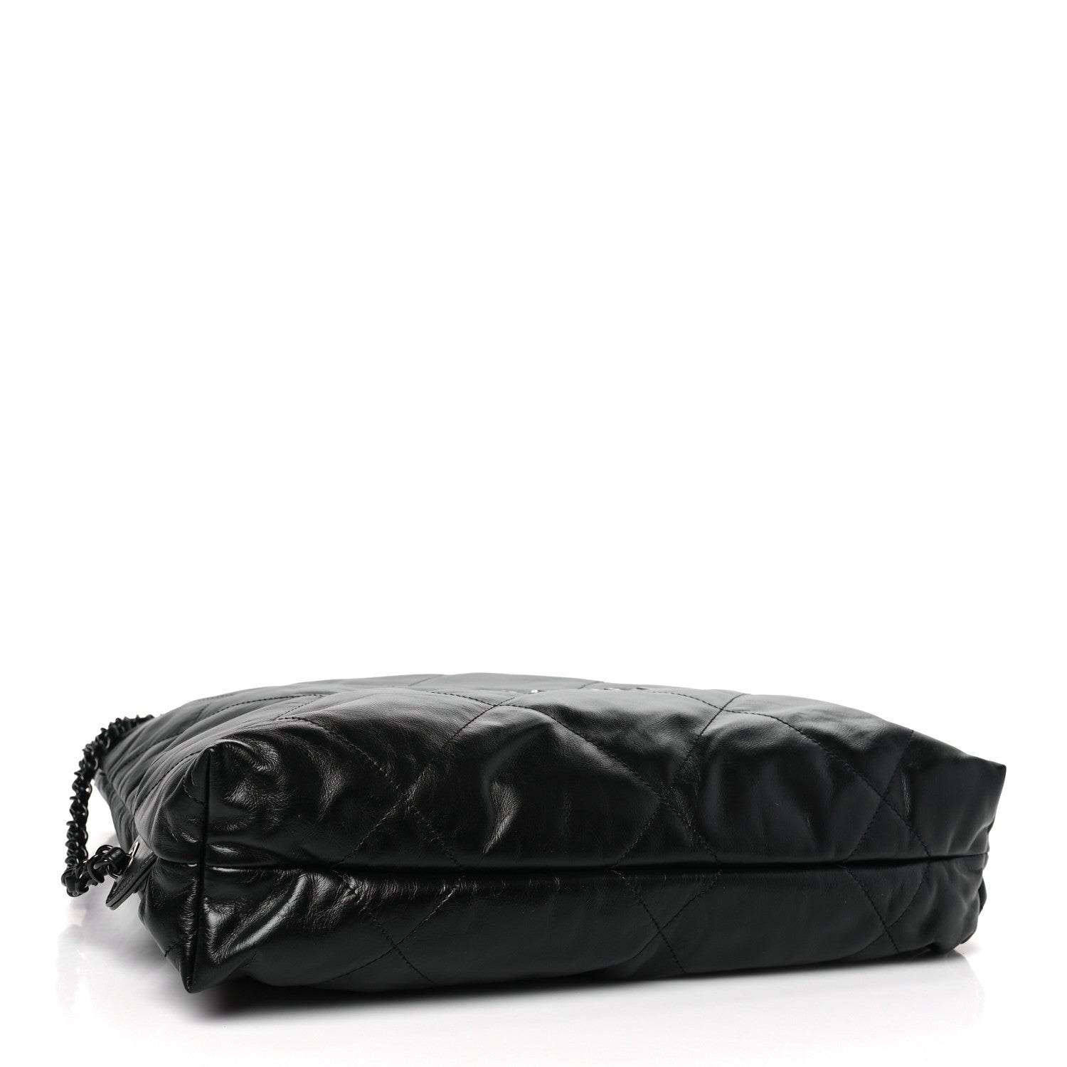 Chanel Shiny Calfskin Quilted Chanel 22 Backpack So Black 4 of 9