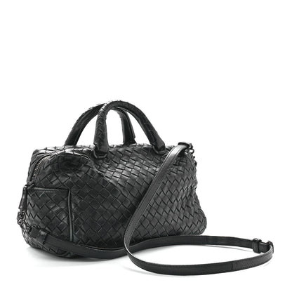 Bottega Veneta Nappa Intrecciato Boston Black 3 of 12