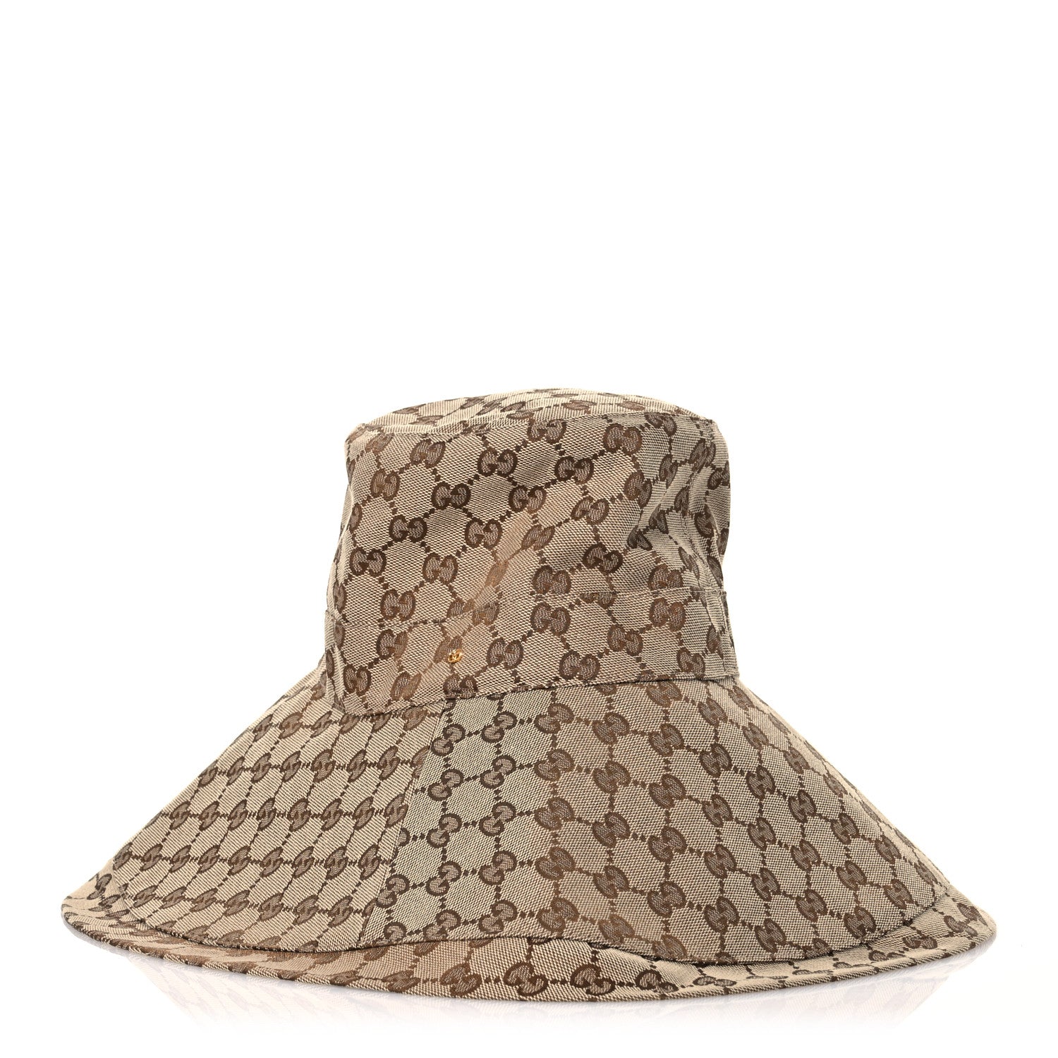 Gucci Monogram Wide Brim Hat L Beige 1 of 10