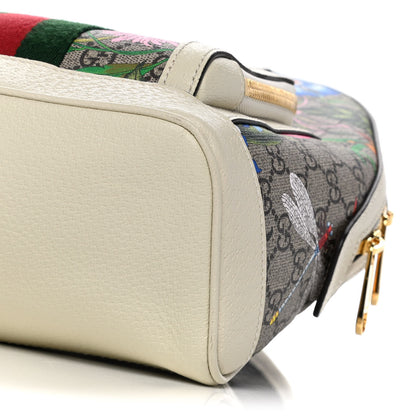 Gucci GG Supreme Monogram Flora Web Small Ophidia Day Backpack White 12 of 19