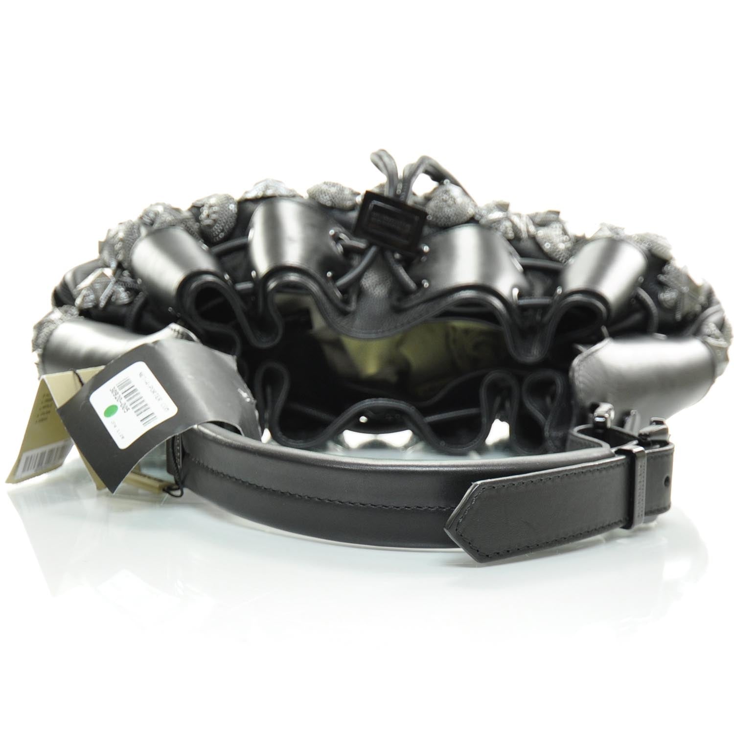 Burberry Prorsum Leather Mason Warrior Studded Hobo Black 5 of 9