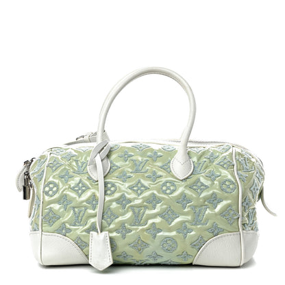 Louis Vuitton Monogram Bouclettes Speedy Round Mint 1 of 9