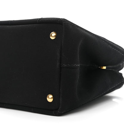 Prada Canapa Small Logo Tote Black Talco 10 of 10