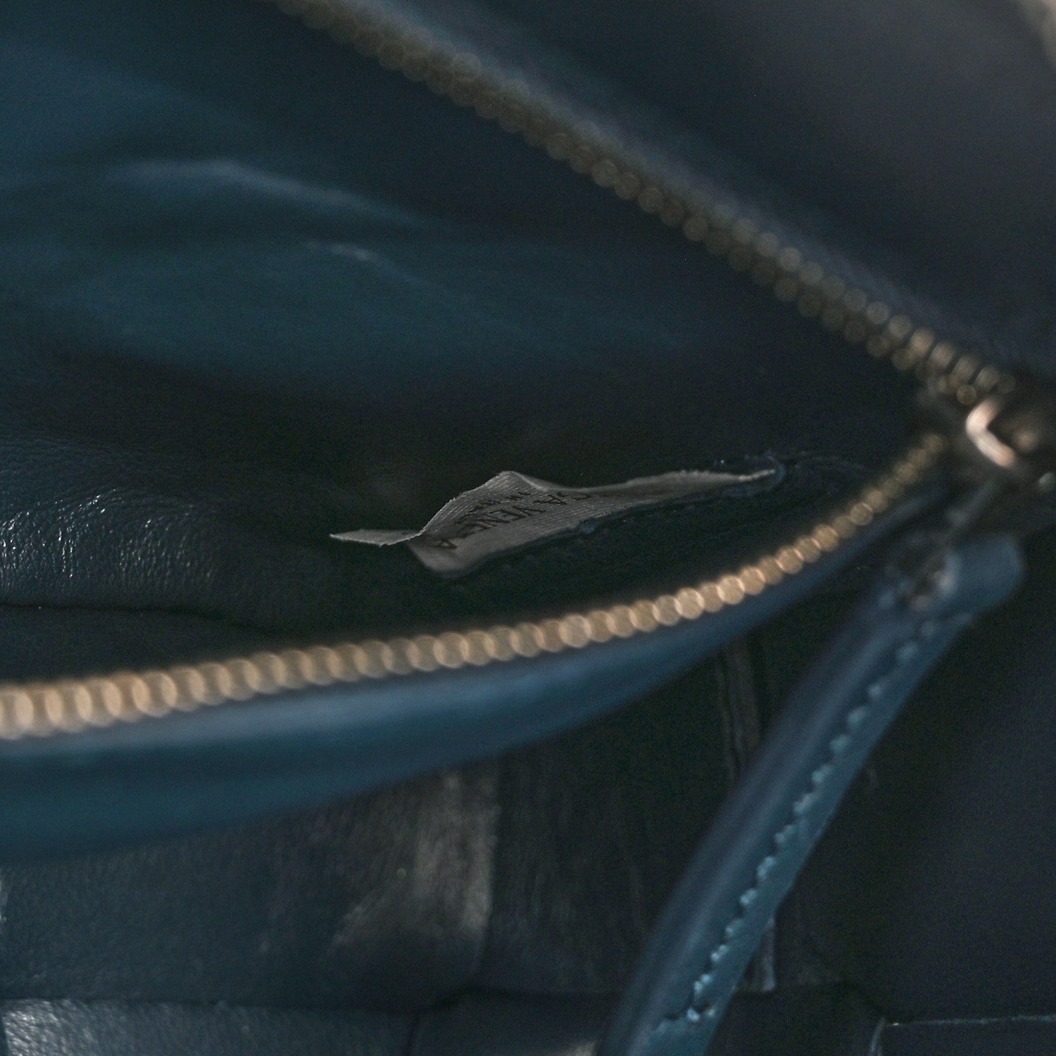 Bottega Veneta Grained Calfskin Maxi Intrecciato Brick Cassette Bag Deep Blue 7 of 11