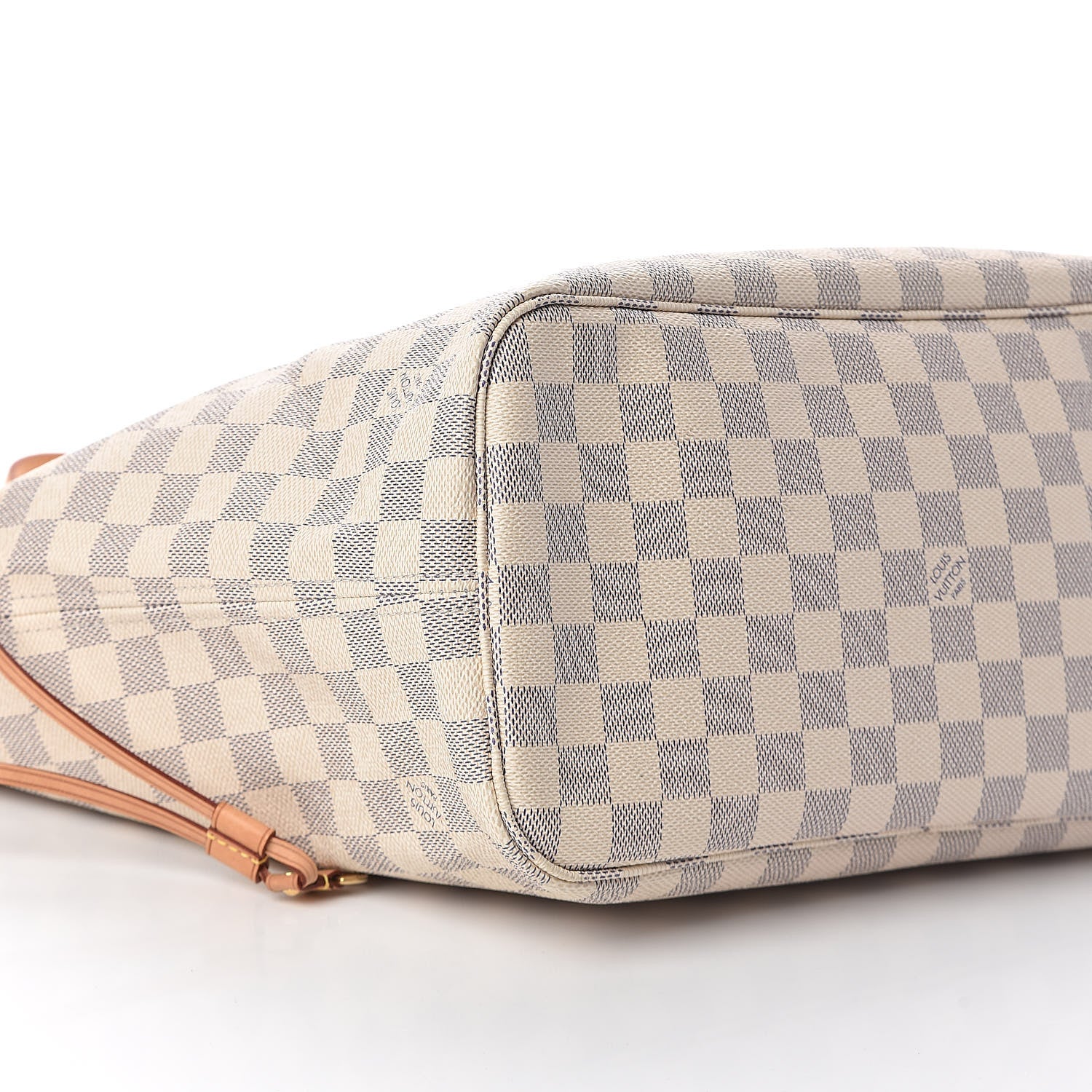 Louis Vuitton Damier Azur Neo Neverfull MM Rose Ballerine 10 of 12