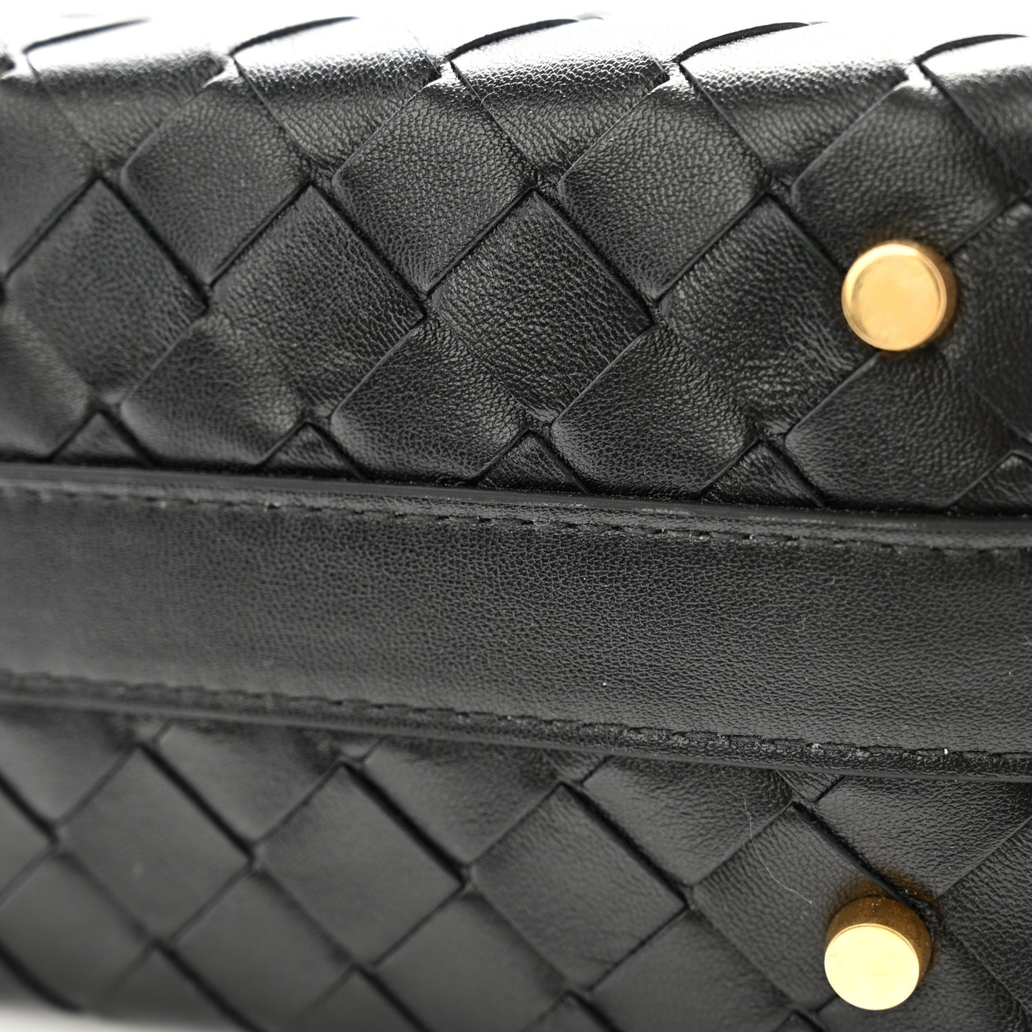 Calfskin Nappa Intrecciato Mini Wallace Black