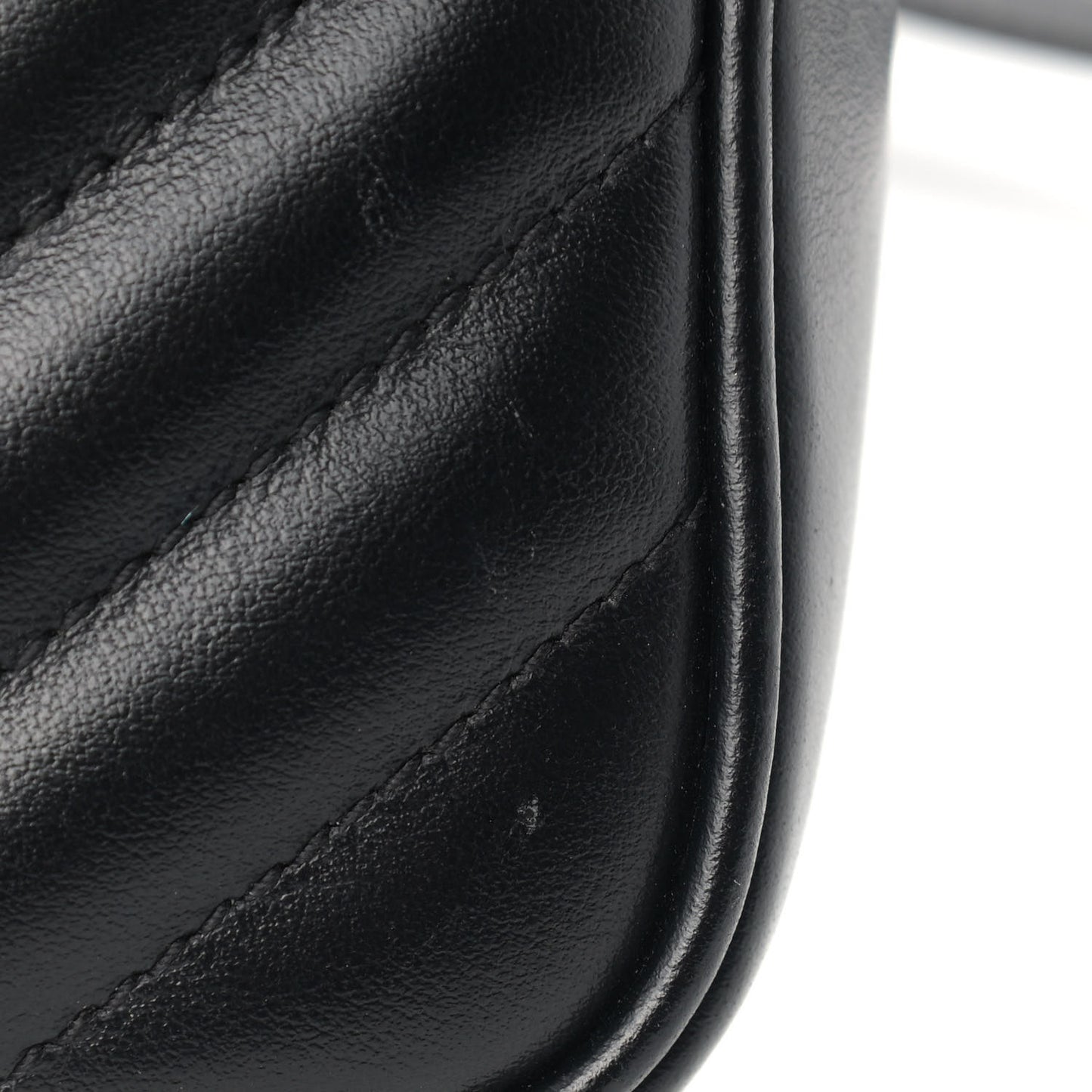 Calfskin Matelasse Monogram Lou Camera Bag Black