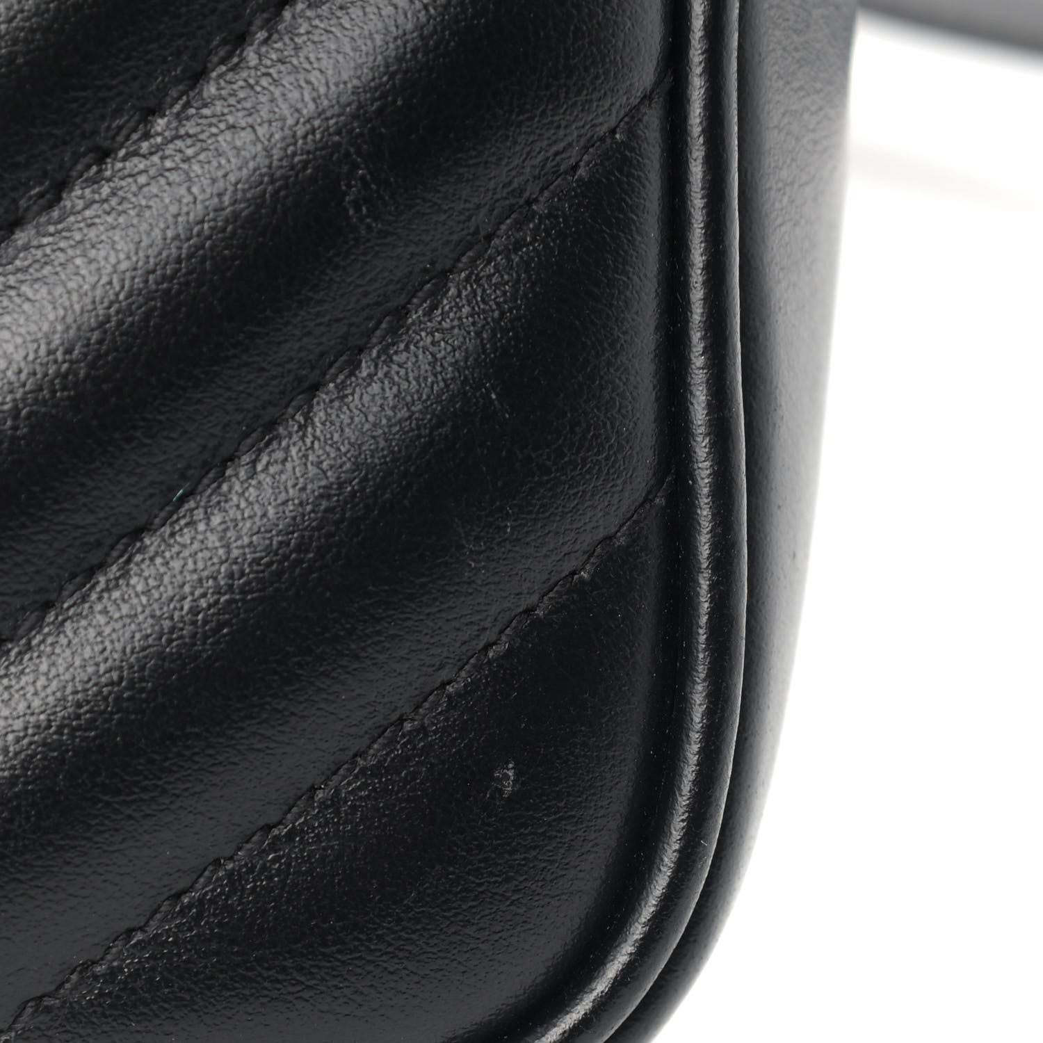 Saint Laurent Calfskin Matelasse Monogram Lou Camera Bag Black 10 of 12