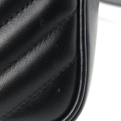 Saint Laurent Calfskin Matelasse Monogram Lou Camera Bag Black 10 of 12