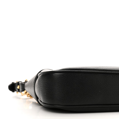 Gucci Goatskin Small Aphrodite Shoulder Bag Black 8 of 9
