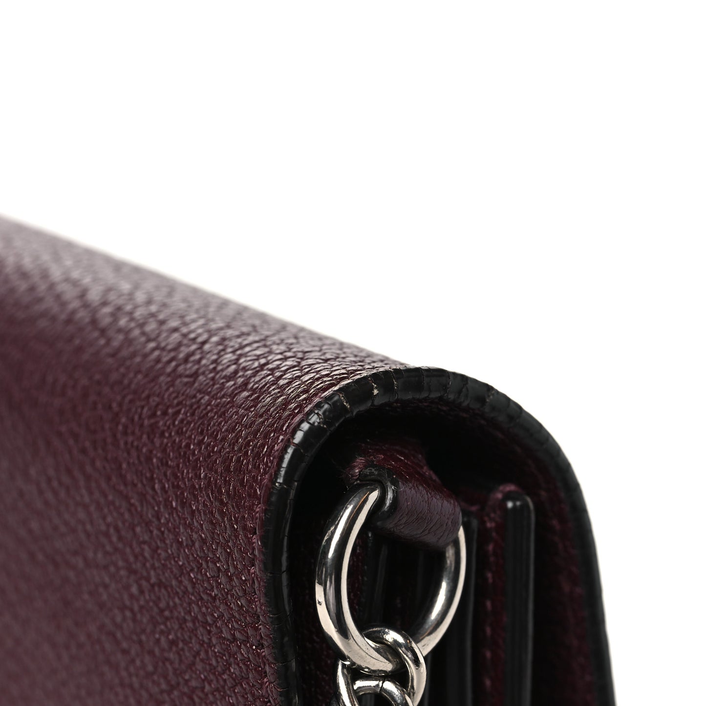 Goatskin Medium GV3 Flap Aubergine