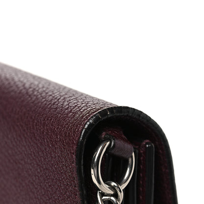 Givenchy Goatskin Medium GV3 Flap Aubergine 11 of 12