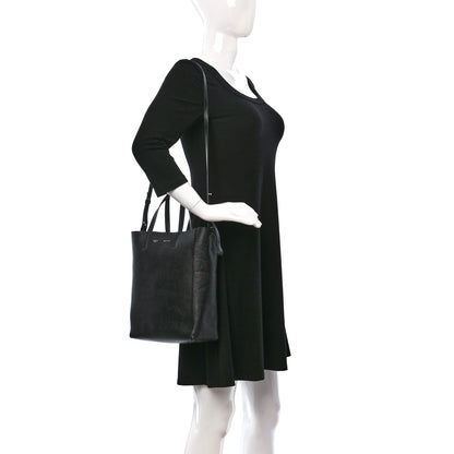 Celine Grained Calfskin Small Vertical Cabas Black 2 of 10