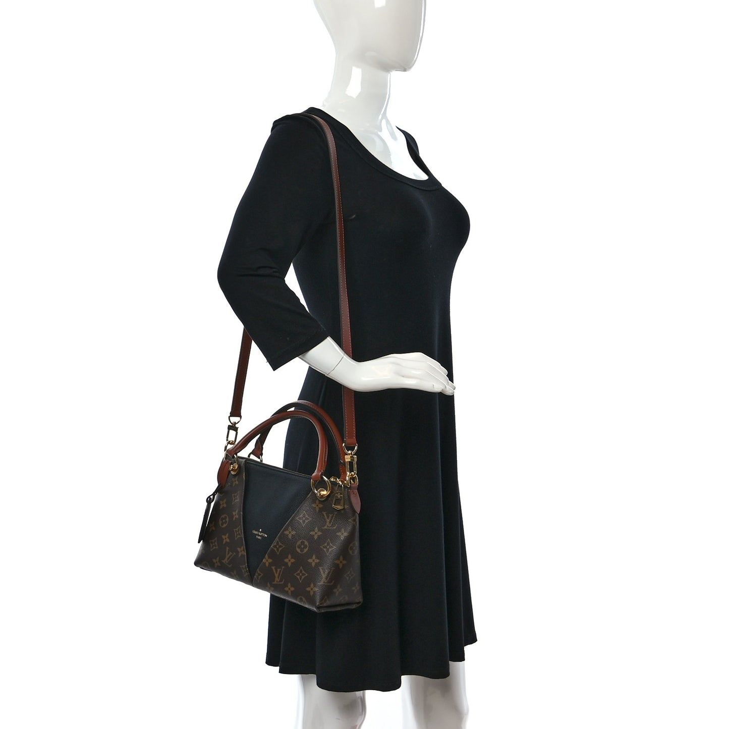 Monogram V Tote BB Black