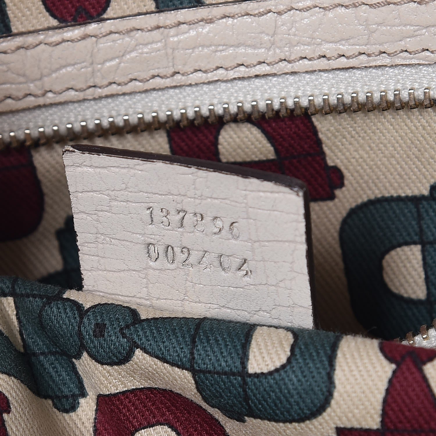 Gucci Monogram Medium Jolicoeur Tote White 7 of 14