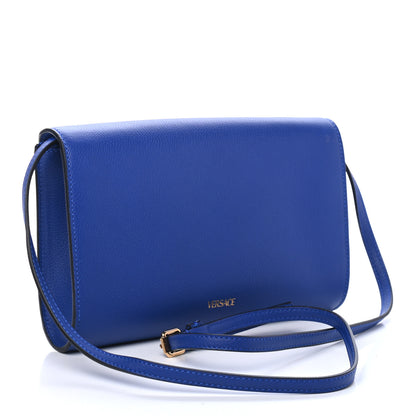 Versace Vitello Medusa Clutch Bag Blue 1 of 4