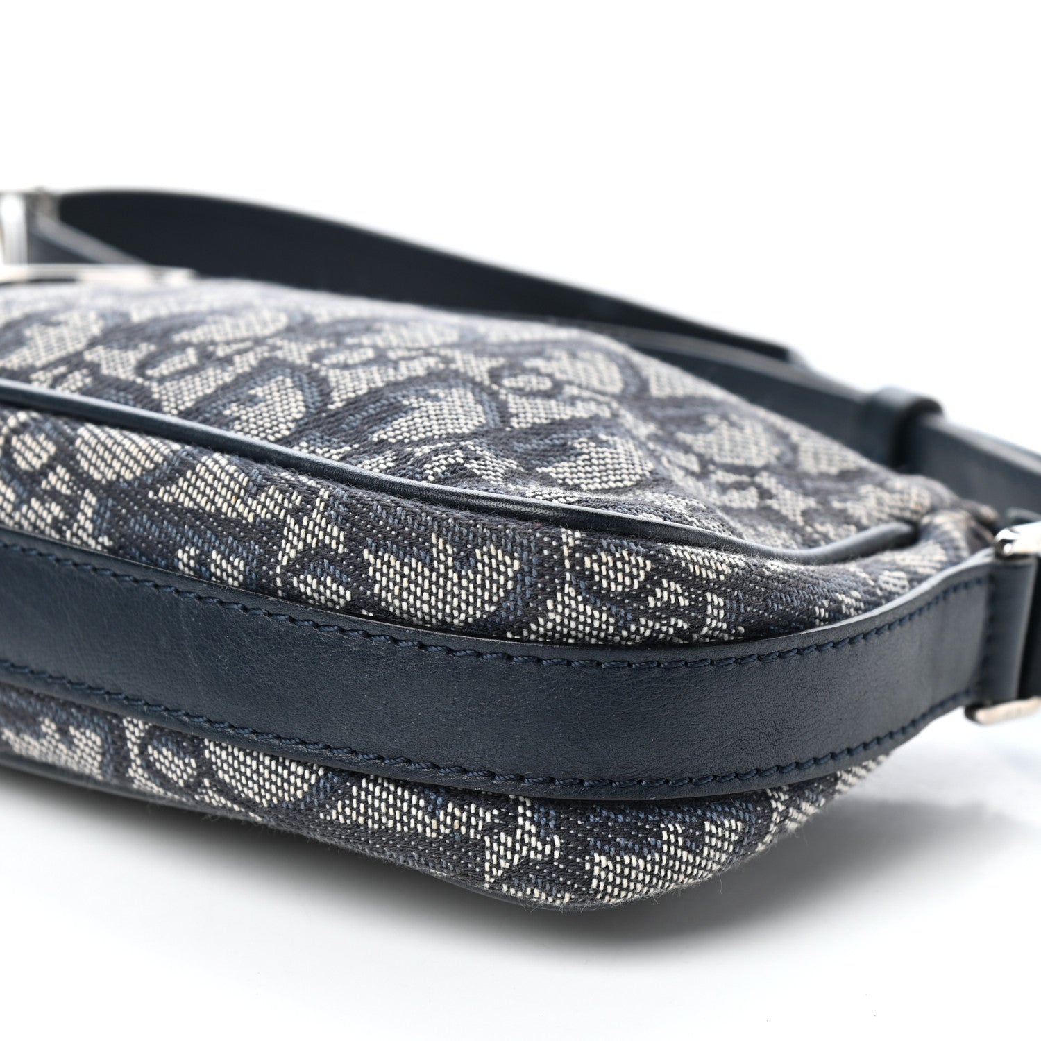 Christian Dior Monogram Shoulder Bag Blue 9 of 9