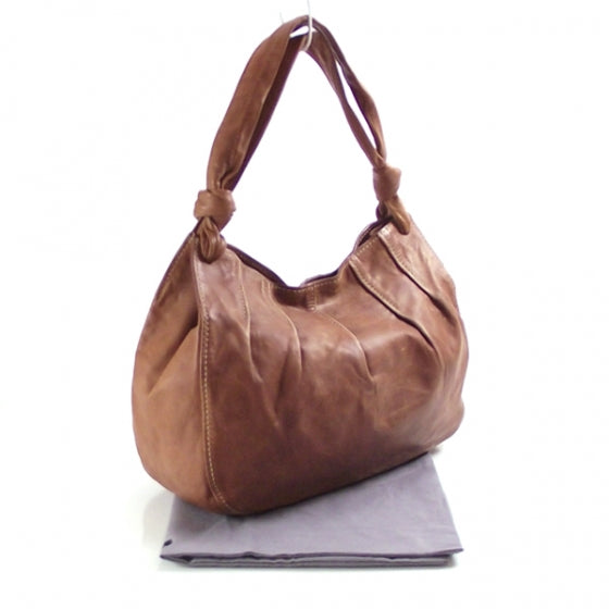 Miu Miu Leather Knot Hobo Brown 4 of 12