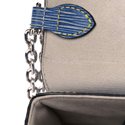 Louis Vuitton Epi Twist Shoulder Bag MM Denim Light 14 of 17