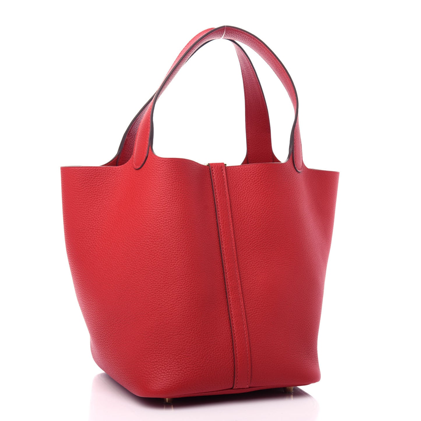 Taurillon Clemence Picotin Lock 22 MM Rouge De Coeur