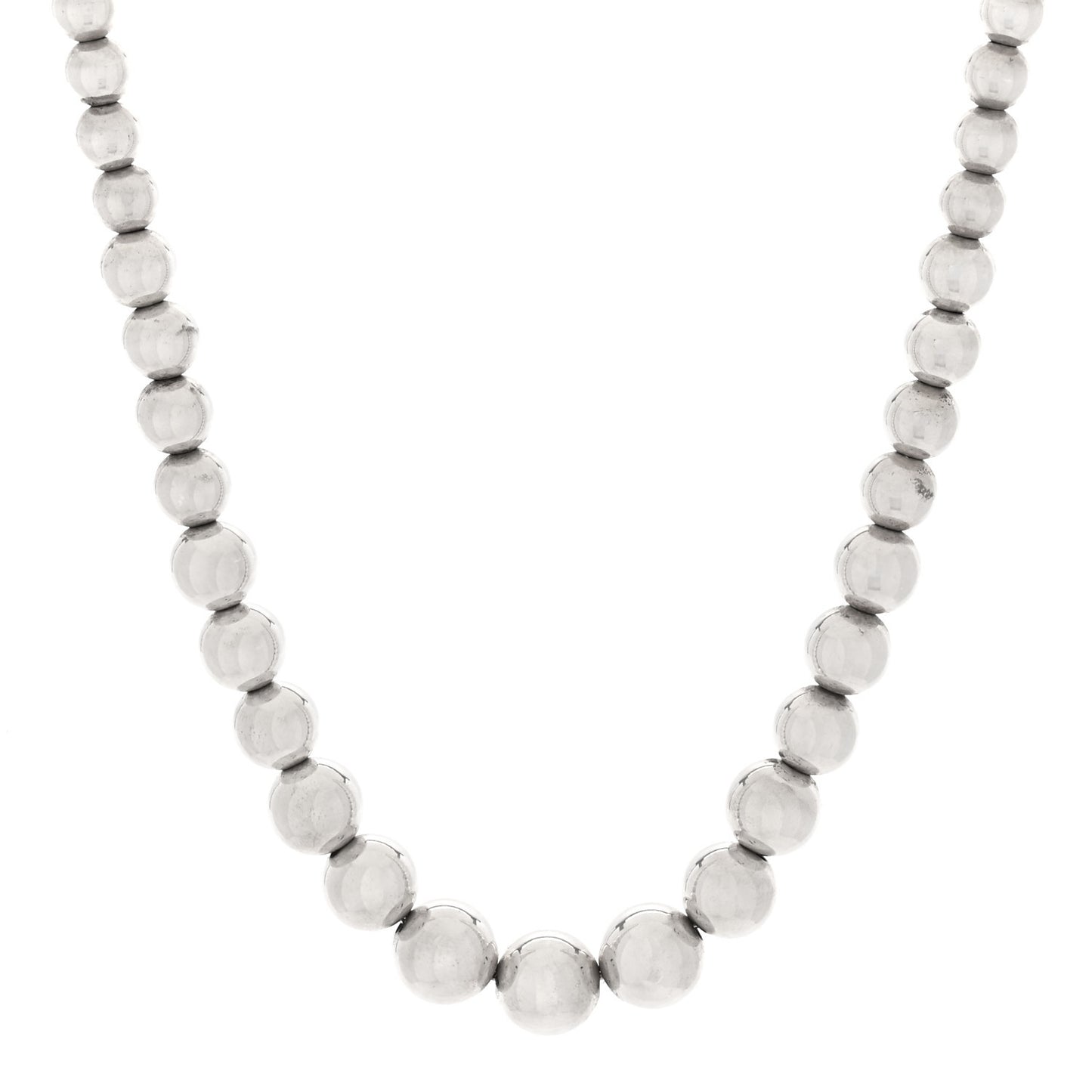Sterling Silver Hardwear Graduated Ball Necklace