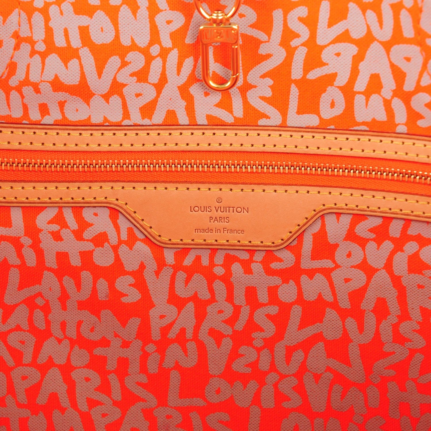 Louis Vuitton Monogram Graffiti Neverfull GM Orange 6 of 7