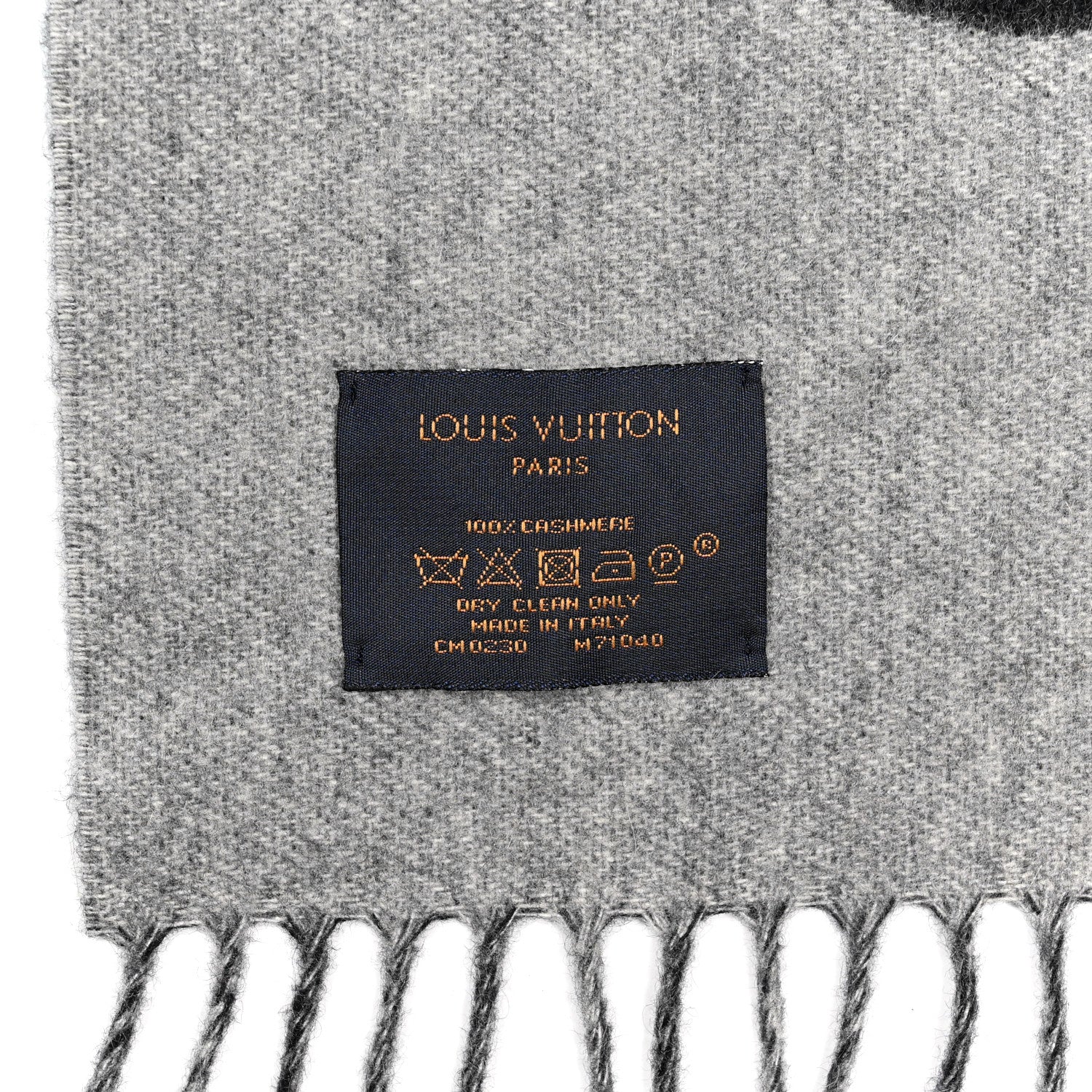 Louis Vuitton Cashmere Monogram Reykjavik Scarf Black 4 of 4