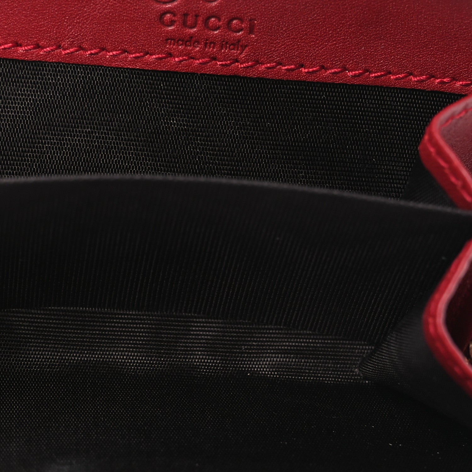 Gucci Microguccissima Zip Around Key Case Red 5 of 8