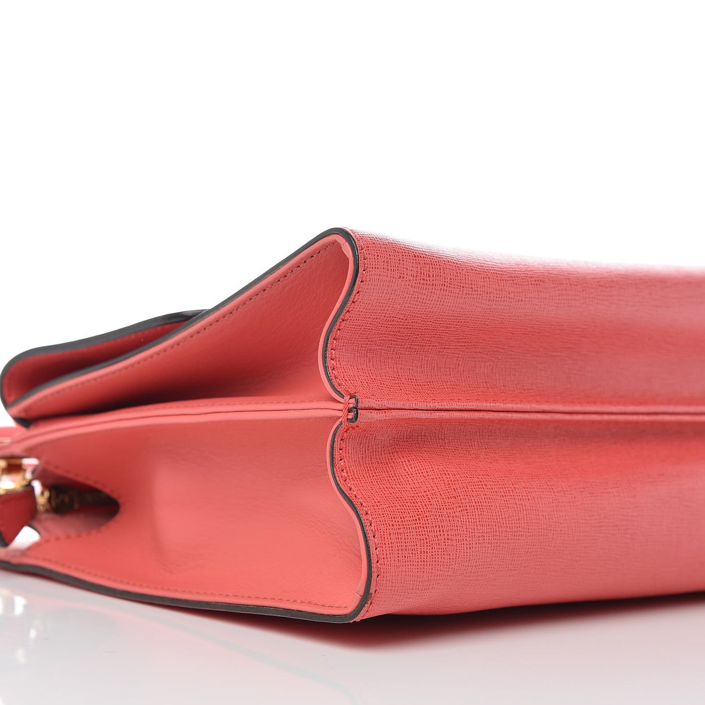 Vitello Elite Flamingo Demi Jour Shoulder Bag Rosa Exstasy