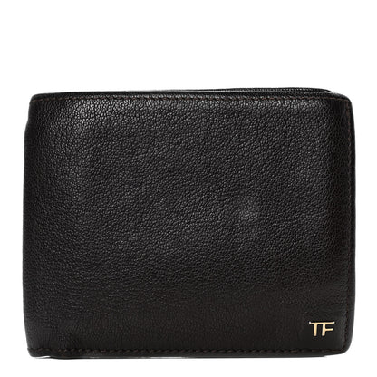 Tom Ford Goatskin Bi-Fold Wallet Dark Brown 1 of 11