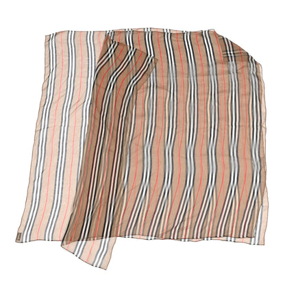 Burberry Silk Icon Stripe Scarf Archive Beige 3 of 5
