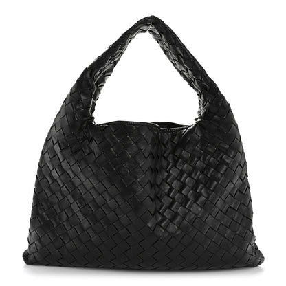 Bottega Veneta Calfskin Intrecciato Small Hop Black 1 of 14