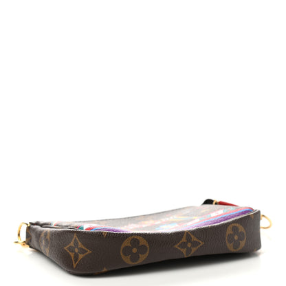 Louis Vuitton Monogram 2020 Christmas Animation Bumper Cars Mini Pochette Accessories Coquelicot 4 of 9