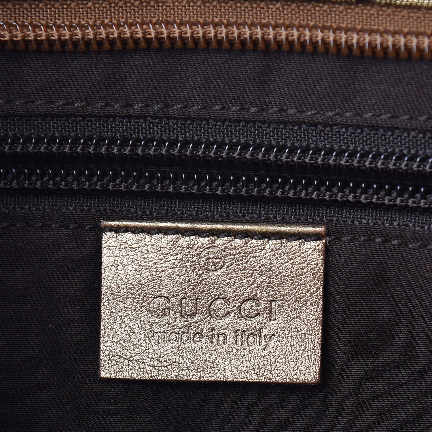 Gucci Crystal Monogram Web Small Flat Messenger Crossbody Bronze 6 of 13