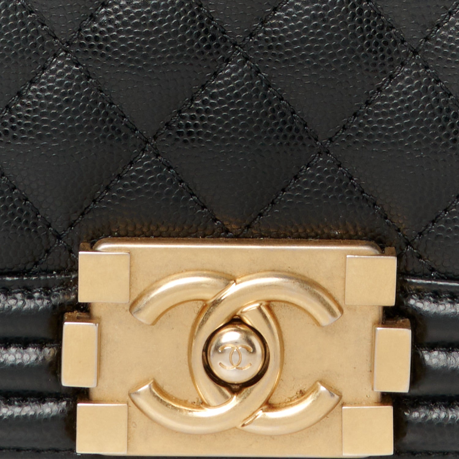 Chanel Caviar Quilted Medium Boy Flap Black 8 of 11