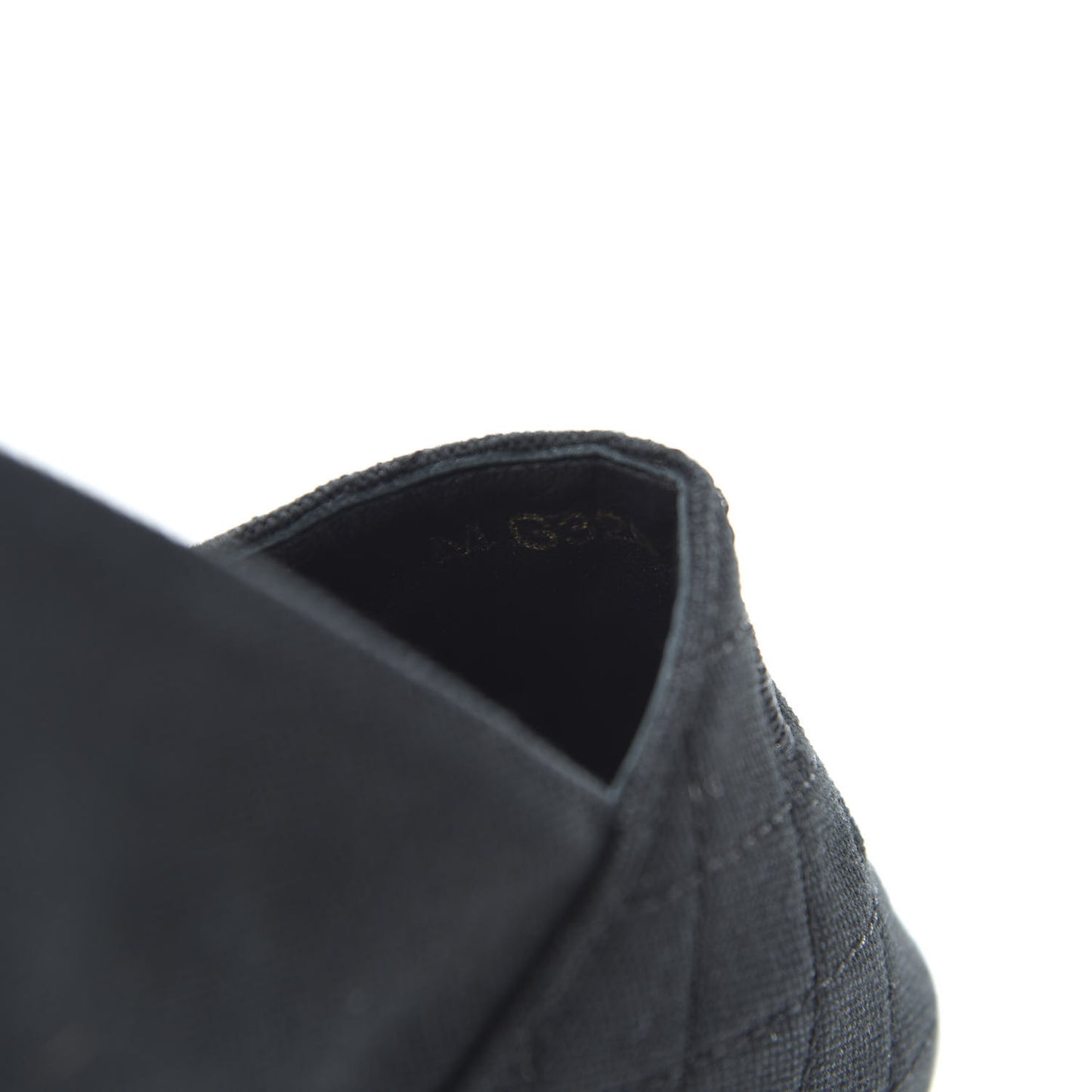 Fabric Patent Calfskin CC Espadrilles 37 Black