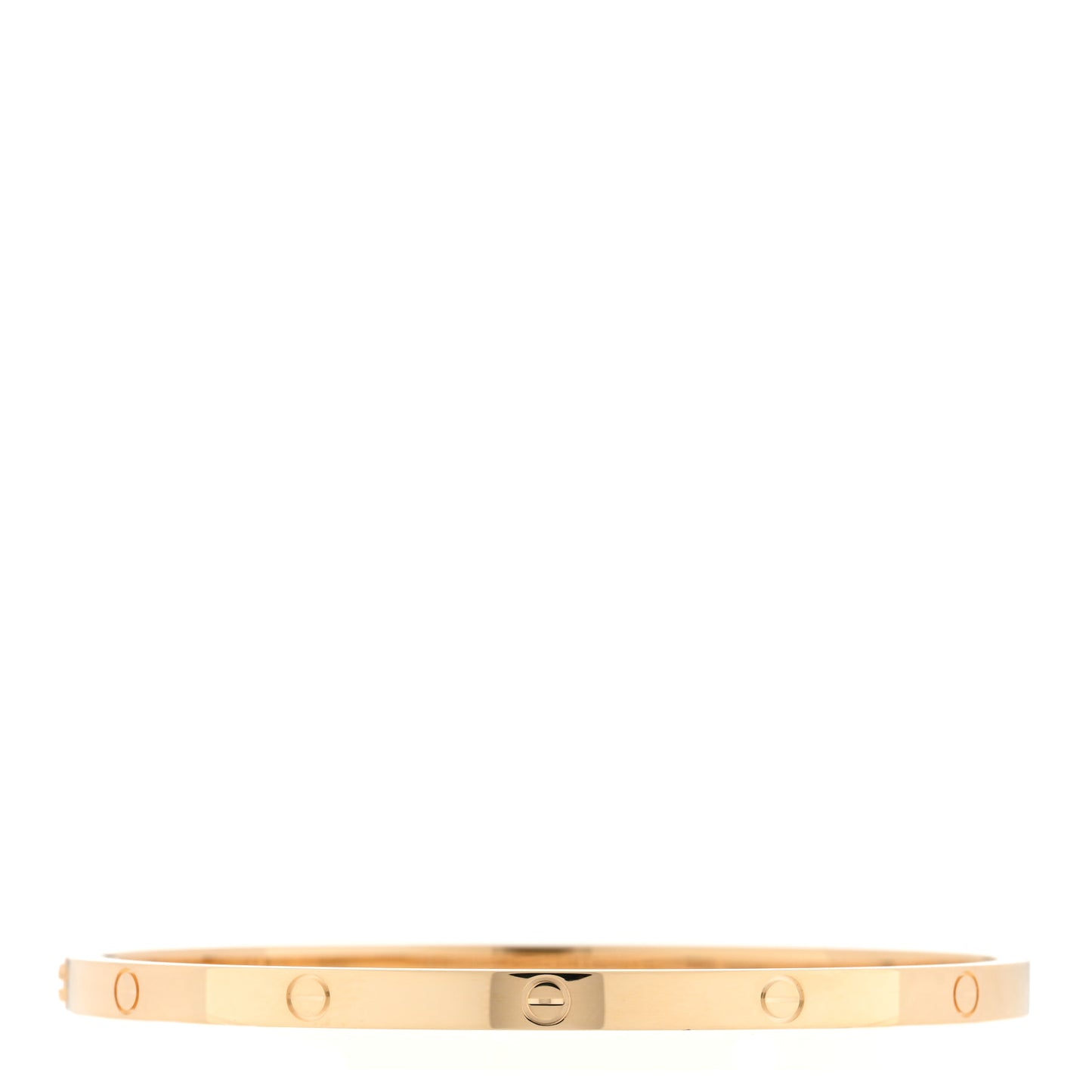 18K Yellow Gold Small LOVE Bracelet 17