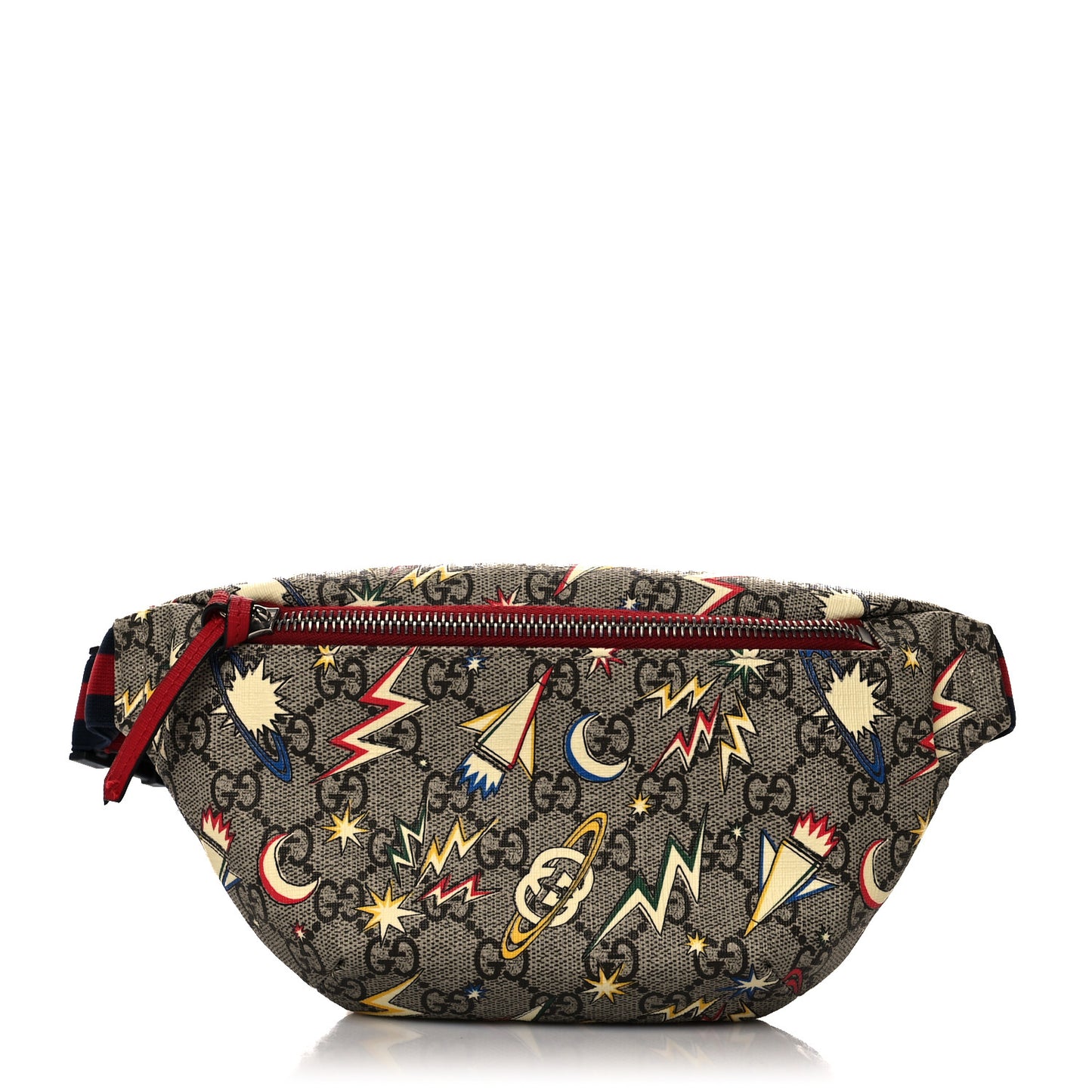 GG Supreme Monogram Childrens Space Print Belt Bag Multicolor
