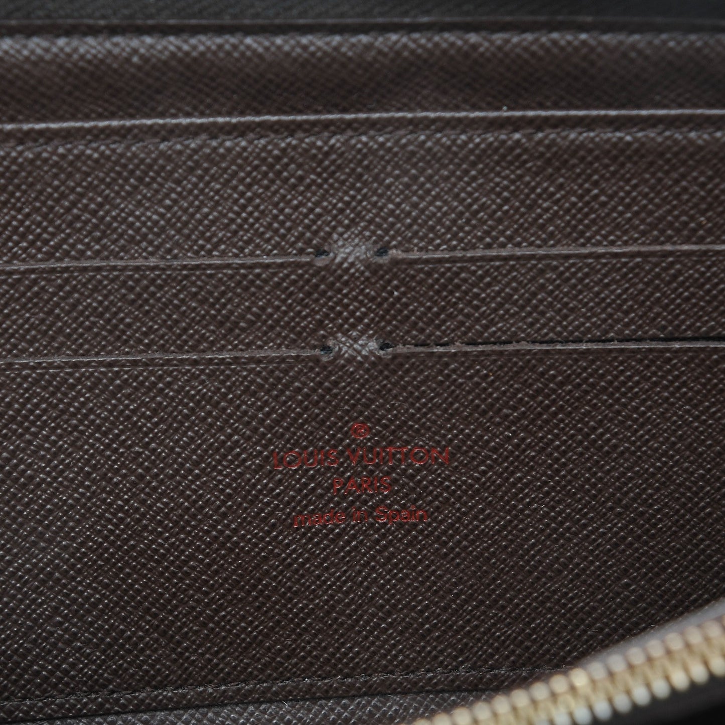Damier Ebene Zippy Wallet