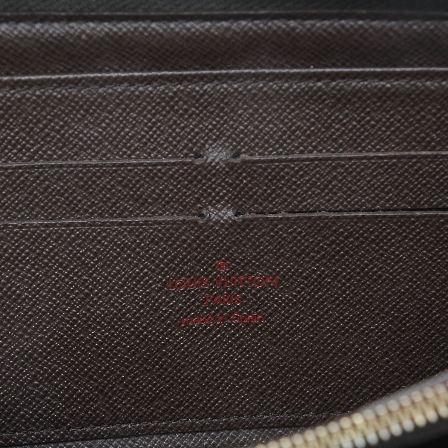 Louis Vuitton Damier Ebene Zippy Wallet 7 of 8
